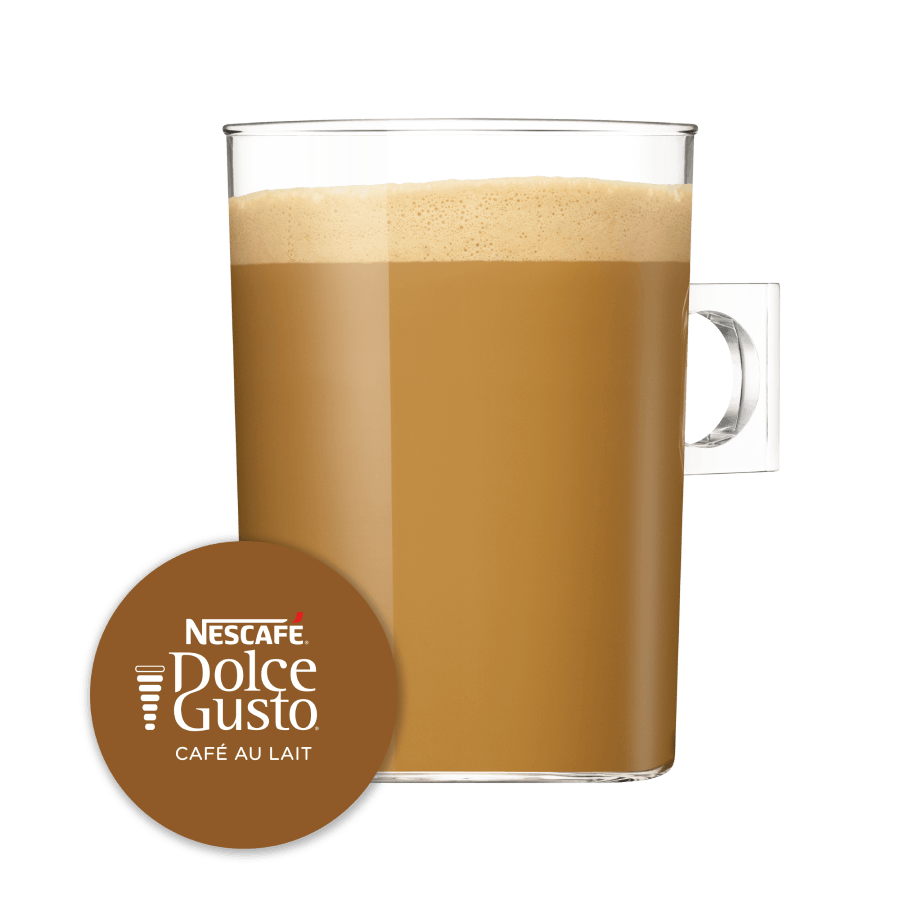 Capsule met kop koffie NESCAFÉ Dolce Gusto Café Au Lait 16 Capsules