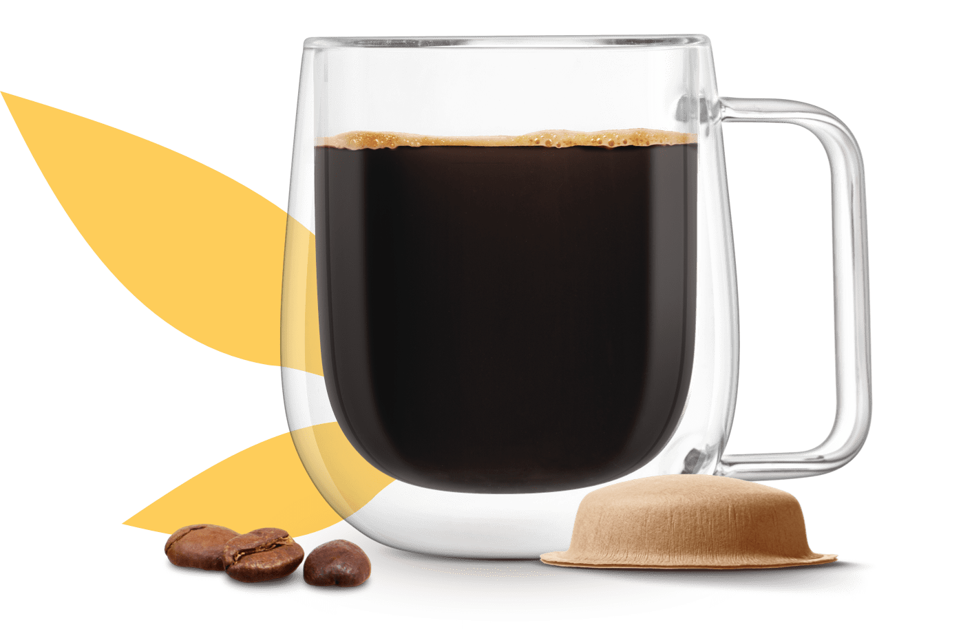 kop koffie naast een NEO pad