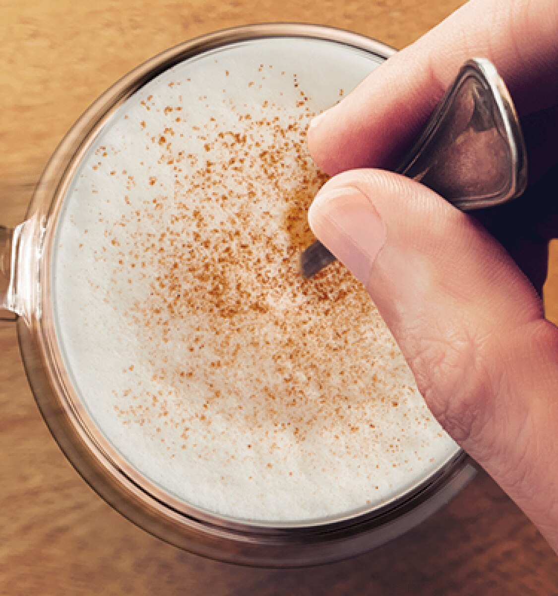 mok met cappuccino