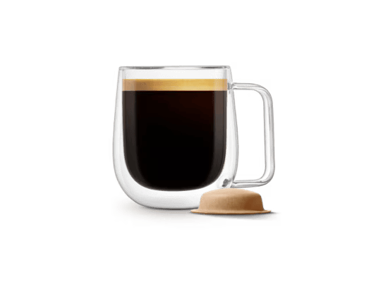 Grote koffie en pad