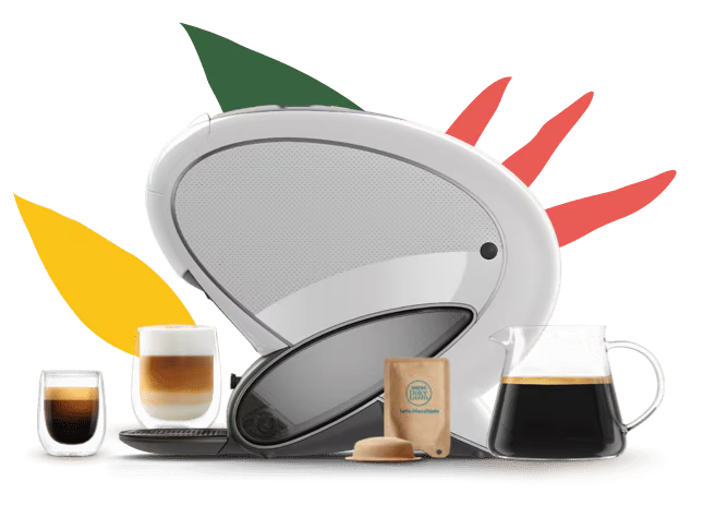 Productaanbod van het NEO machine en drankjes