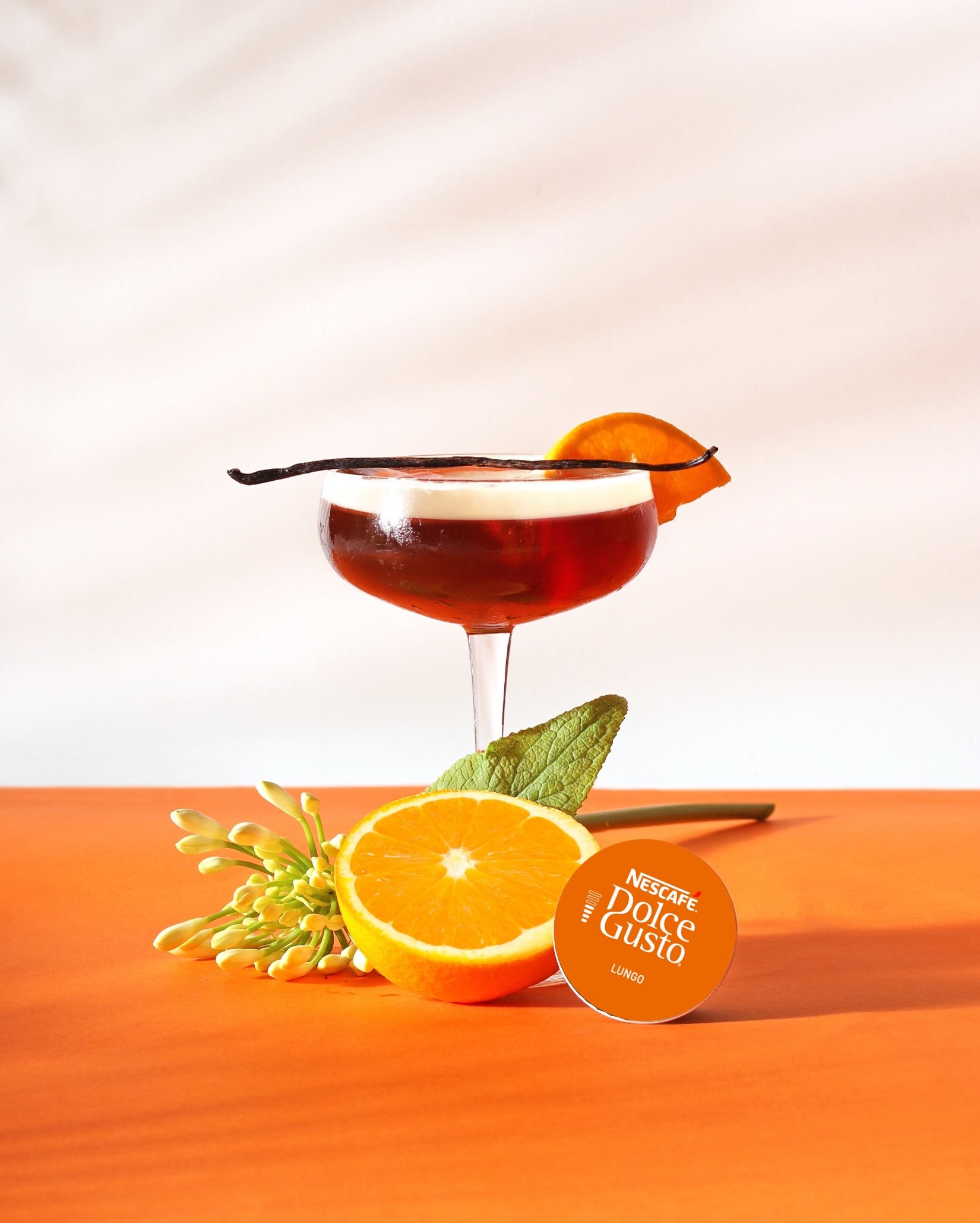 Lungo sinaasappel mocktail