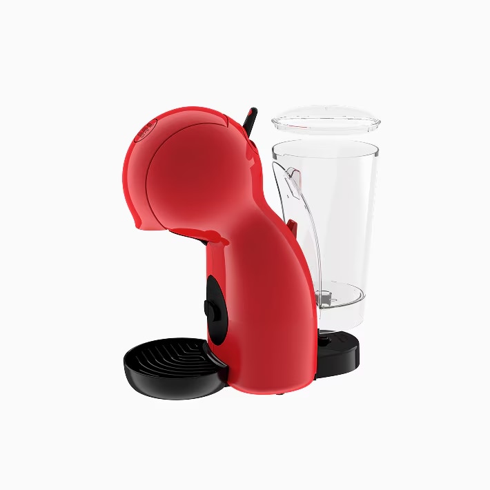 Rode Piccolo koffiemachine gedemonteerd.