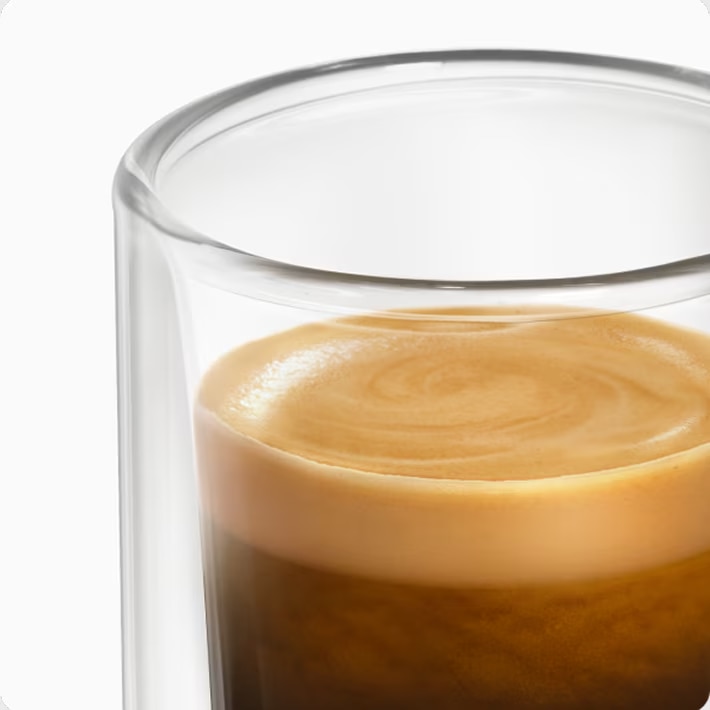 Inzoomen op NEO espresso crema.