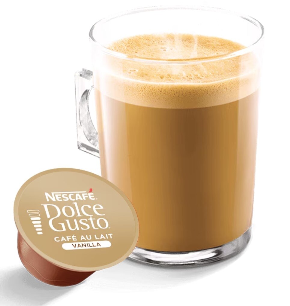 Vanilla au lait coffee capsule